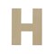 Wooden Letter H 12 inch or 8 inch, Unfinished Large Wood Letters for Crafts | Woodpeckers